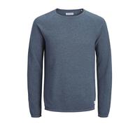 JACK & JONES Jjehill Knit Crew Neck Noos, Blue Mirage., M