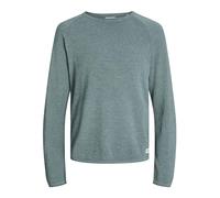 JACK & JONES Jjehill Knit Crew Neck Noos Pull en Tricot, Bleu Goblin/Détails : Twist, S Homme
