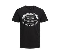 JACK & JONES Jjejeans Tee SS O-Neck Noos 23/24 T-Shirt, Noir, s Hommes