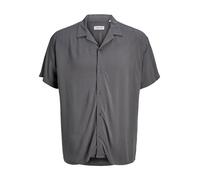 JACK&JONES PLUS Jjejeff Solid Resort S/S Sn Pls T-Shirt Chemise à Manches Courtes, Gris, 6XL Grande Taille Hommes