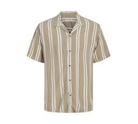 JACK & JONES Jjejeff Stripe Resort T-Shirt SS Sn Chemise à Manches Courtes, Vaisselle, S Hommes