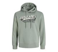 JACK & JONES Jjelogo Noos Pls Sweat à Capuche 2 Cols 25/26 - Grande Taille, Iceberg Green, 6XL