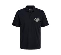 JACK & JONES Jjelogo Polo SS 2 Col Ss24 Sn Chemise à Manches Longues, Noir, M Homme
