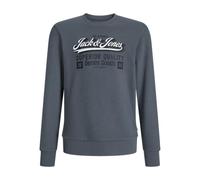 JACK & JONES Jjelogo Sweat Crew 2 Col Aw25 Noos JNR pour Homme, tempête, 140