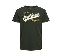 JACK & JONES Jjelogo Tee SS O-Neck 2 Col 23/24 Pls T-Shirts pour Homme, Mountain View, 3XL Grande Taille