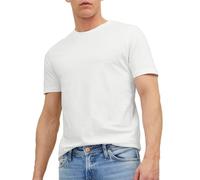 JACK & JONES Jjeorganic Basic Tee Ss O-neck Noos Homme T-Shirt, Blanc, M