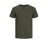 JACK & JONES Jjeorganic Basic Tee Ss O-neck Noos Homme T-Shirt, Vert (Olive Night Detail: Slim), L