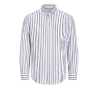Jack & Jones Oxford Long Sleeve Shirt Blanc,Bleu L Homme