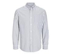 JACK & JONES Jjeoxford T-Shirt Ls Noos Chemise à Manches Longues, Bleu Ensign, L Homme