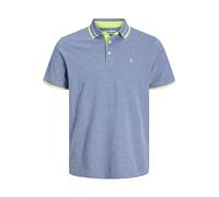 JACK & JONES Jjepaulos Polo Ss Noos Homme Polo, Bleu - Vert Clair, S