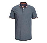 JACK & JONES Jjepaulos Polo Ss Noos Homme Polo, Denim Bleu, L
