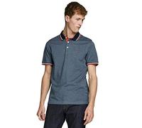 JACK & JONES Jjepaulos Polo Ss Noos Homme Polo, Denim Bleu, XL