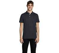 JACK & JONES Jjepaulos Polo Ss Noos Homme Polo, Gris Fonce, M