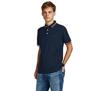 JACK & JONES Jjepaulos Polo Ss Noos Homme Polo, Marine Blazer, L