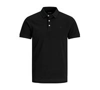 JACK & JONES Jjepaulos Polo Ss Noos Homme Polo, Noir, XL