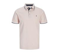 JACK & JONES Jjepaulos Polo Ss Noos Pls Homme Polo, Peach Parfait/Detail:play, 3XL Grande taille