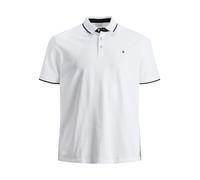 JACK & JONES Jjepaulos Polo Ss Noos Pls Homme Tricot, Blanc., 5XL Grande taille