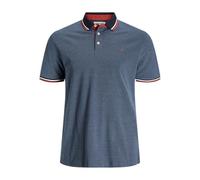 JACK & JONES Jjepaulos Polo Ss Noos Pls Homme Tricot, Bleu - Rouge - Blanc, 6XL Grande taille