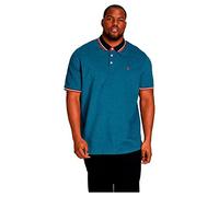JACK & JONES Jjepaulos Polo Ss Noos Pls Homme Tricot, Bleu, Rouge et Blanc, 3XL Grande taille