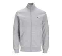 JACK & JONES Jjepaulos Sweat zippé Noos Pls Veste de Sweatshirt, Gris Clair chiné, XXL/Grande Taille Homme