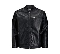 JACK & JONES Jjerocky Jacket Noos PS Légère, Noir, XXL Grande Taille Hommes