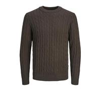 JACK & JONES Jjeross Knit Crew Neck Sn Pull en Tricot pour Homme, Mulch, S