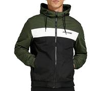 JACK & JONES JJERUSH Blocking Hood Bomber Jacket, Marron, L Homme