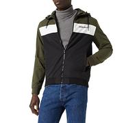 JACK & JONES JJERUSH Blocking Hood Bomber Jacket, Marron, M Hommes