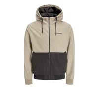 JACK & JONES Jjerush Bomber Noos à Capuche Veste Courte, Kaki, L Hommes