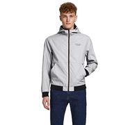JACK & JONES JJESEAM Jacket Hood Noos Légère, Gris Clair chiné, XL Hommes