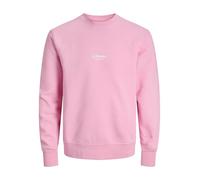 JACK & JONES JJESOHO Sweat-Shirt à col Rond pour Homme Coupe décontractée, Prism Rose., L