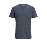 JACK & JONES Jjesplit Neck Tee SS Noos T-Shirt, Navy Blazer, M (Lot de 1) Homme