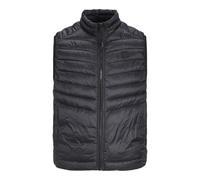 JACK & JONES Jjesprint Bodywarmer Collar Noos Gilet matelassé, Noir/détails : Solide, XL Homme