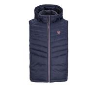 JACK & JONES Jjesprint Gilet à capuche pour homme, Navy Blazer/Detail:true Red Stitches, S