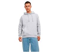 JACK & JONES JJESTAR Basic Sweat Hood Sweatshirt à Capuche, Gris Clair mélangé, XL Homme