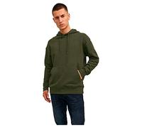 JACK & JONES JJESTAR Basic Sweat Hood Sweatshirt Capuche, Colophane, L Homme