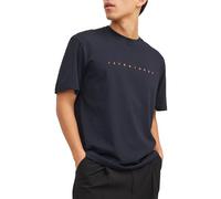 JACK & JONES Jjestar Jj Tee Ss Noos Homme T-shirt, Bleu Fonce, S