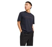 JACK & JONES Jjestar Jj Tee Ss Noos Homme T-shirt, Bleu Fonce, XL