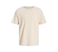 JACK & JONES Jjesummer Linen T-Shirt SS col Rond, Abricot Ice, M