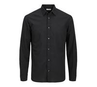 JACK & JONES Jjesummer Ls Sn T-Shirt Chemise à Manches Longues, Noir, XXL Hommes