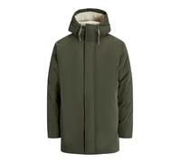 JACK & JONES Jjewood Parka Sn, Forest Night, L, Marron, L