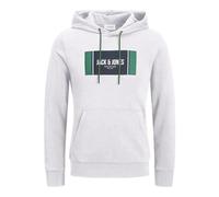Jack & Jones Jjhayato BTS Sweat à Capuche pour Homme, Blanc-Gris, XS