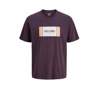 JACK & JONES Jjhayato Tee SS Crew Neck BTS, Prune, XL