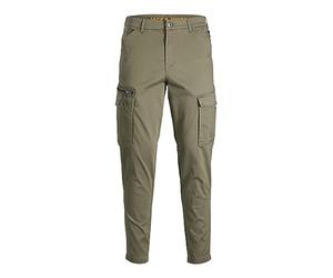 JACK & JONES Jjiace Jjdex Tapered AKM Dusty O. Noos Pantalon Cargo, Vert Olive, 28W x 32L Homme