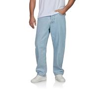 JACK & JONES JJIALEX JJCOOPER Jean stretch baggy fit en coton pour homme - Bleu / noir / gris - Tailles 30, 31, 32, 33, 34, 36, 38, Blue Denim (12281040), 32W / 30L