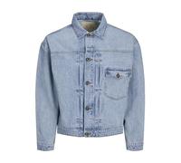 JACK & JONES Jjibrent Jjjacket Am 453 Veste en Jean, Bleu Denim, S Homme