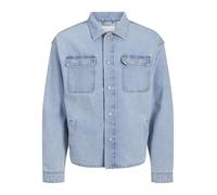 JACK&JONES JJICHASE MF 903 Noos JJOVERSHIRT, Bleu Jeans Clair, XL