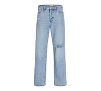 JACK & JONES JJIEDDIE JJCOOPER AM 168 Jean À Coupe Loose | Loose Fit, Washed, Casual, Température maximale 40°C programme très doux