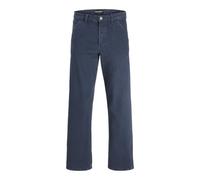 JACK & JONES JJIEDDIE JJWORKER MF 140 Noos Jean À Coupe Ample | Loose Fit, Washed, Casual, Température maximale 30°C programme normal