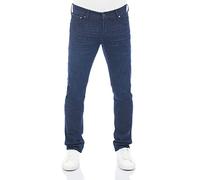 JACK & JONES JJIGLENN Jean pour homme Coupe slim Stretch Denim Pantalon bleu noir w27 w28 w29 w30 w31 w32 w33 w34 w36 w38, Bleu denim 110 (12225766), 30W x 34L